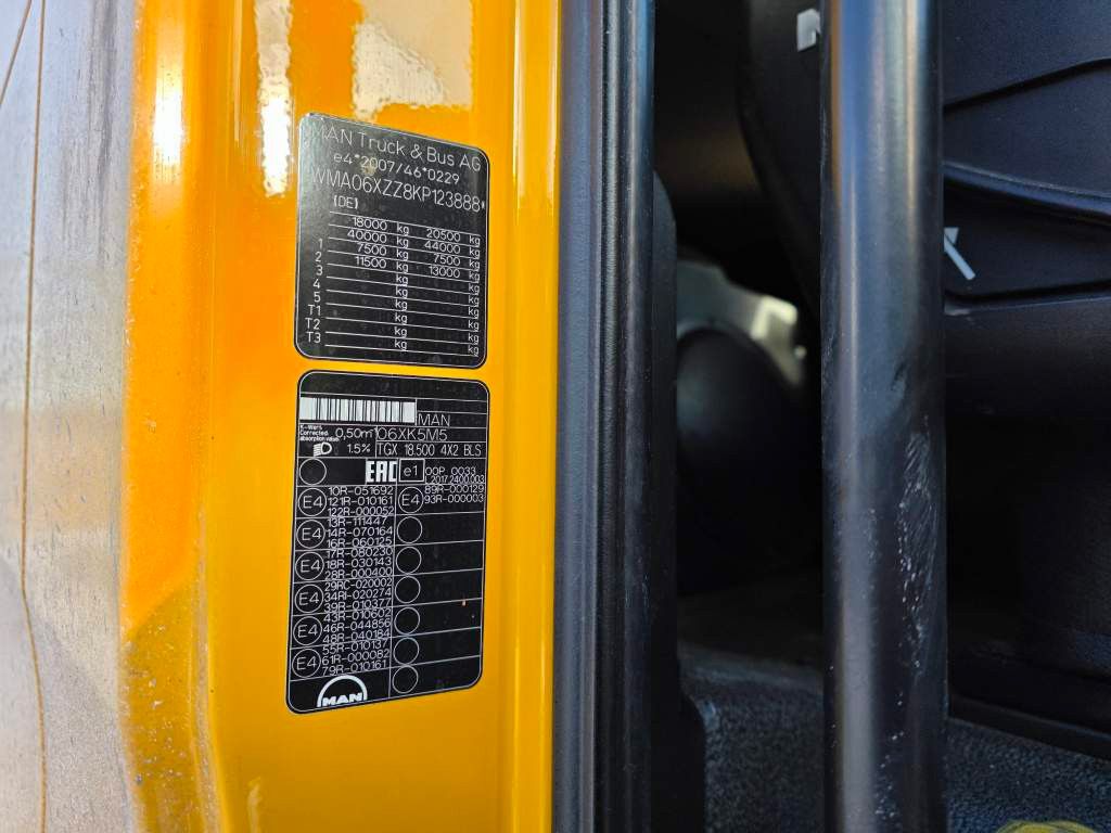Fahrzeugabbildung MAN 18.500 TGX, Standklima, Euro 6