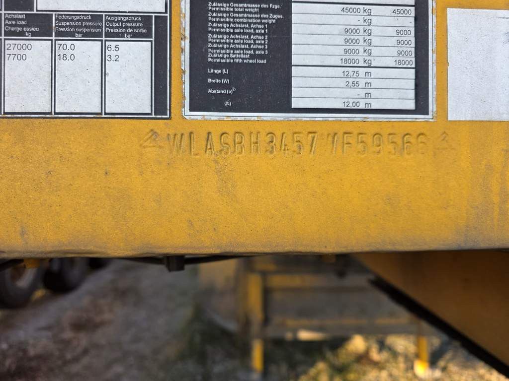 Fahrzeugabbildung Langendorf Innenlader Beton, SBH 27/35, Liftachse