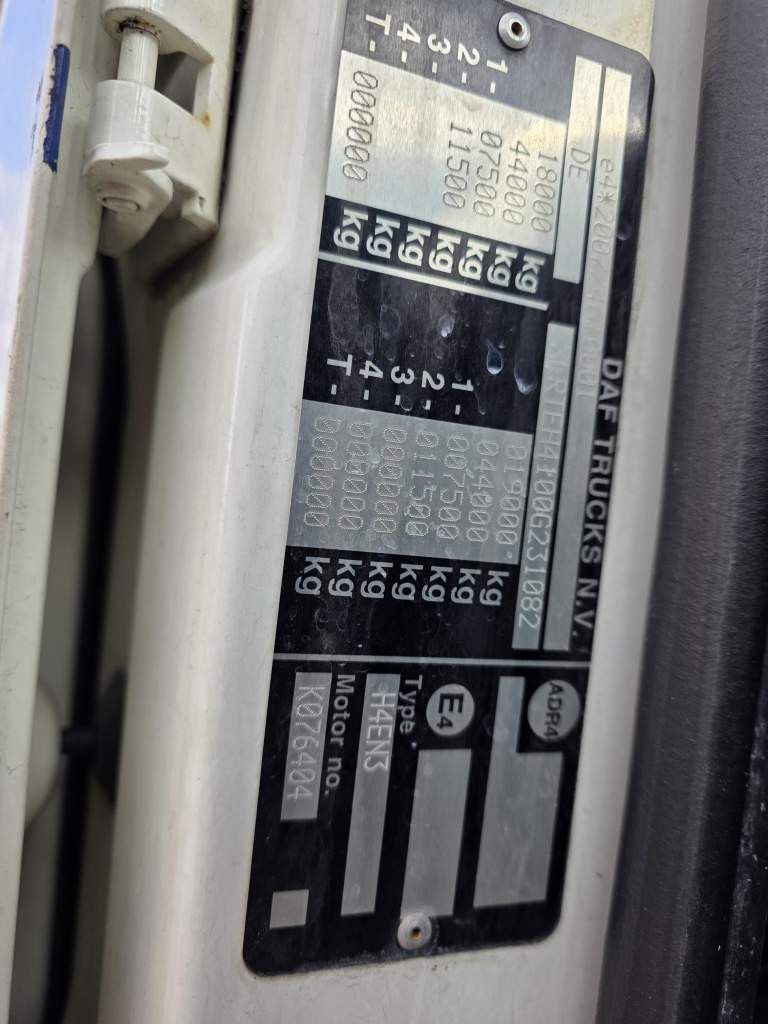 Fahrzeugabbildung DAF XF 450 LL SSC, Feuerlöschkästen, Standklima