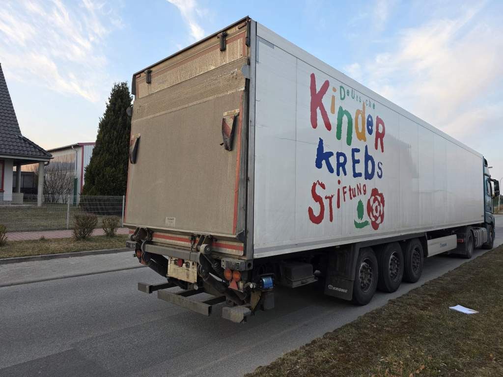 Fahrzeugabbildung Krone Tiefkühler, Carrier Vector 1550, 2 x Liftachse