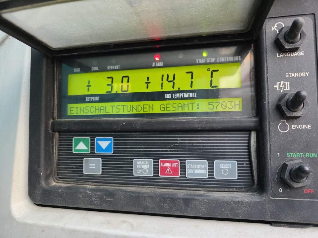 Fahrzeugabbildung Krone Tiefkühler, Carrier Vector 1550, 2 x Liftachse