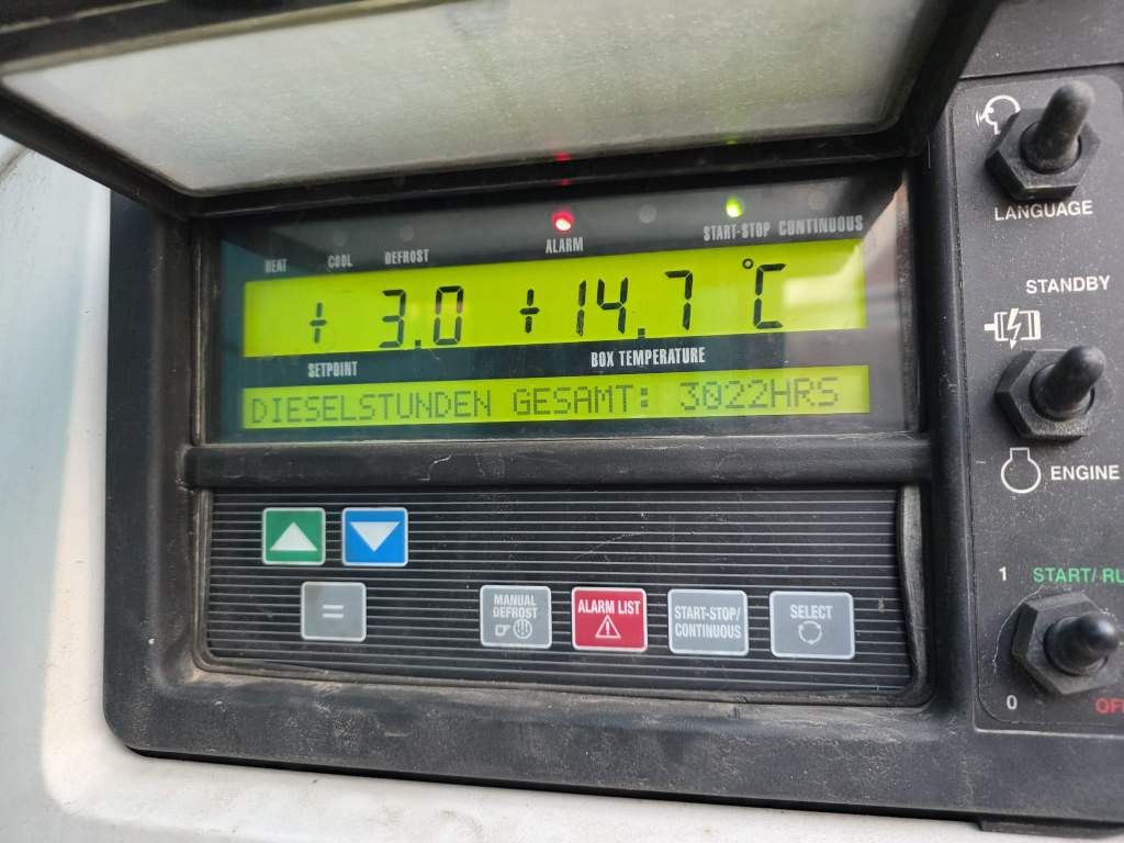 Fahrzeugabbildung Krone Tiefkühler, Carrier Vector 1550, 2 x Liftachse