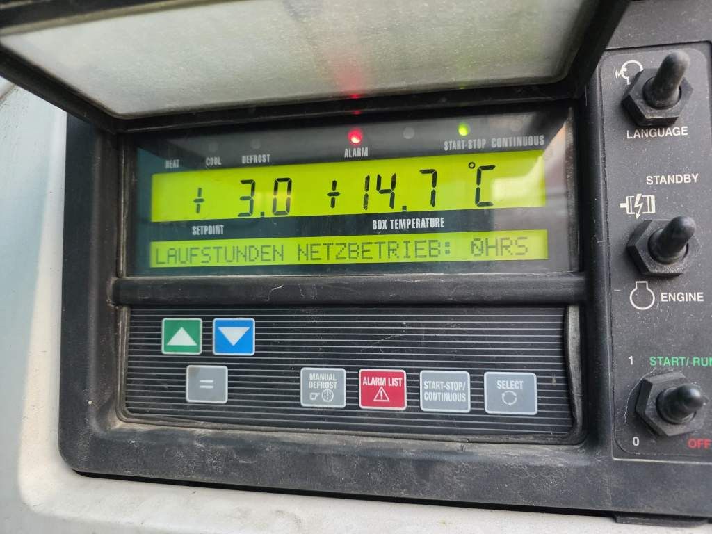 Fahrzeugabbildung Krone Tiefkühler, Carrier Vector 1550, 2 x Liftachse