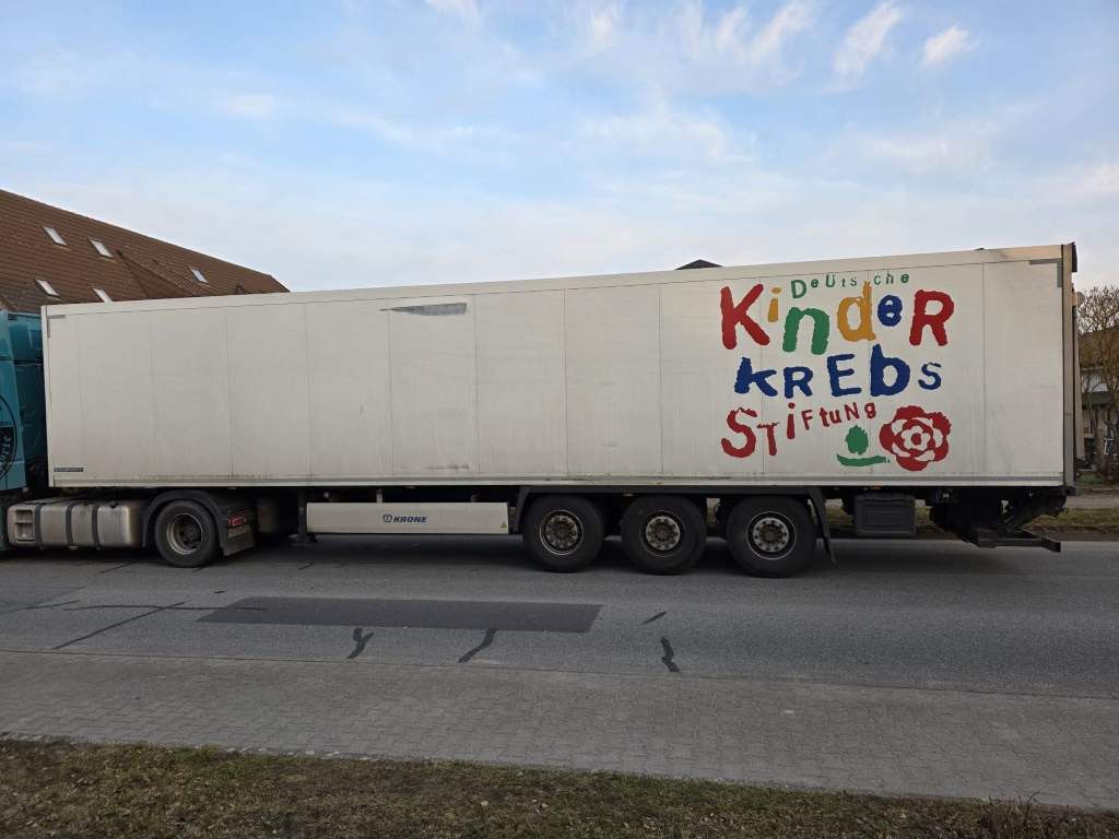 Fahrzeugabbildung Krone Tiefkühler, Carrier Vector 1550, 2 x Liftachse