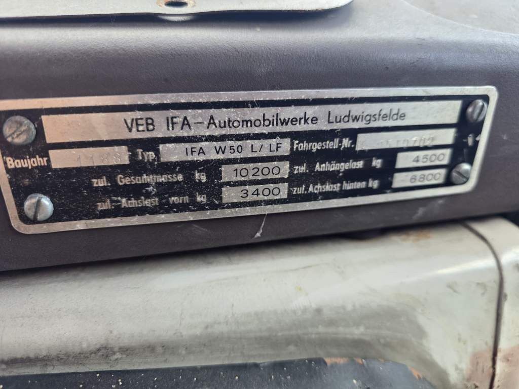 Fahrzeugabbildung Andere W50 L/LF IFA Löschfahrzeug mit Pumpe + Tank