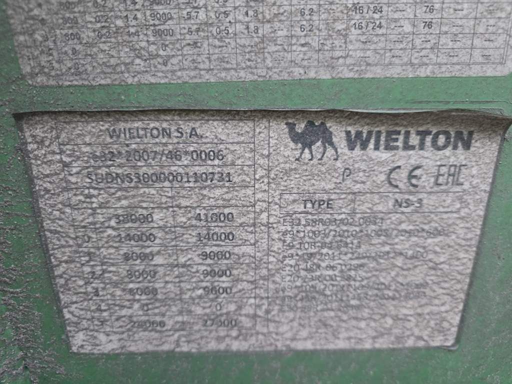 Fahrzeugabbildung Wielton Containerchassis mit Heckausschub, Heckausschub