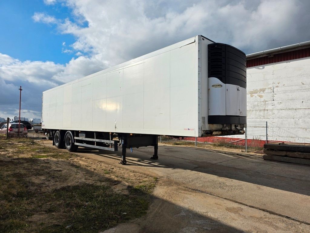 Schmitz Cargobull City Tiefkühler, 2. Achs drehbar, 3 to Ladebordw