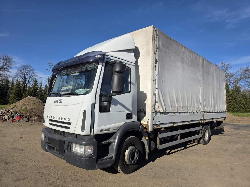 Iveco 120E25 Pritsche&Plane,Ladebordwand 1,5 To