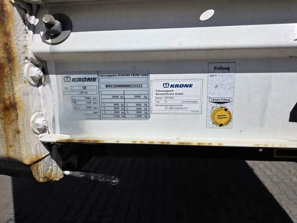 Fahrzeugabbildung Krone Gardine Standard Coiler, Lift, BPE Trommel