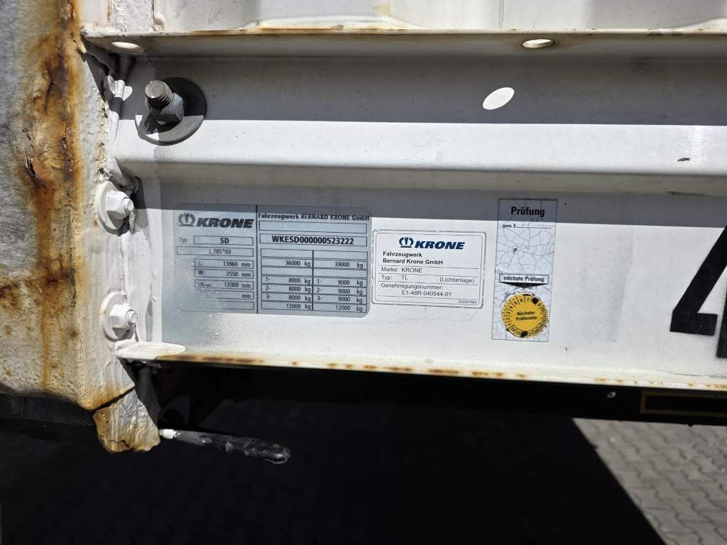 Fahrzeugabbildung Krone Gardine Standard Coiler, Lift, BPE Trommel