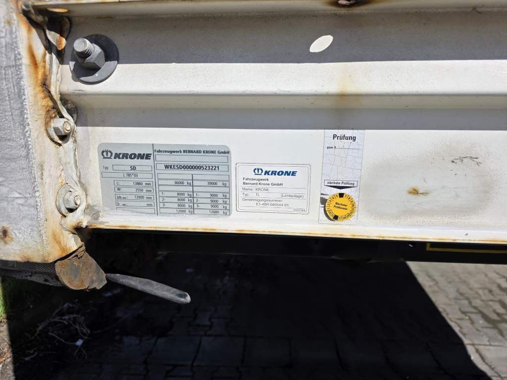 Fahrzeugabbildung Krone Gardine Standard, Coiler, Lift, BPW Trommel