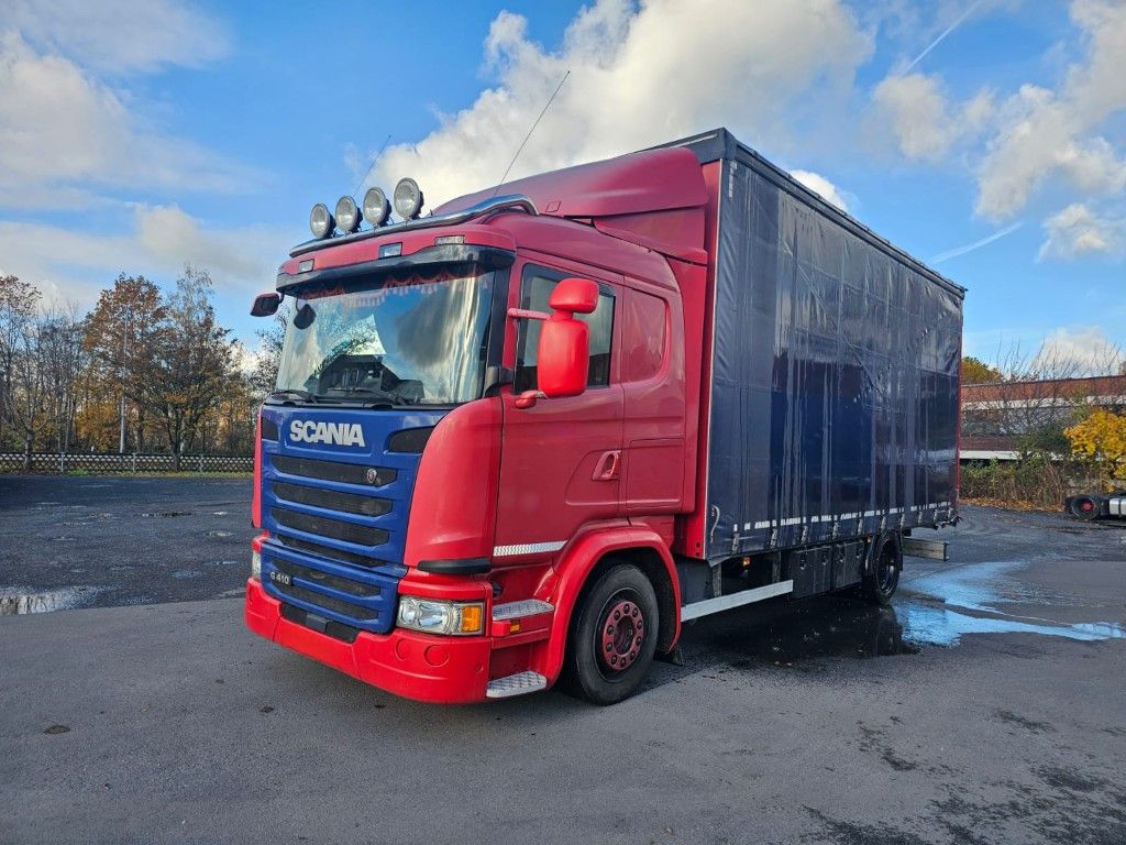 Fahrzeugabbildung Scania G410 Volumen, Edscha, Hubdach+Tandemhänger