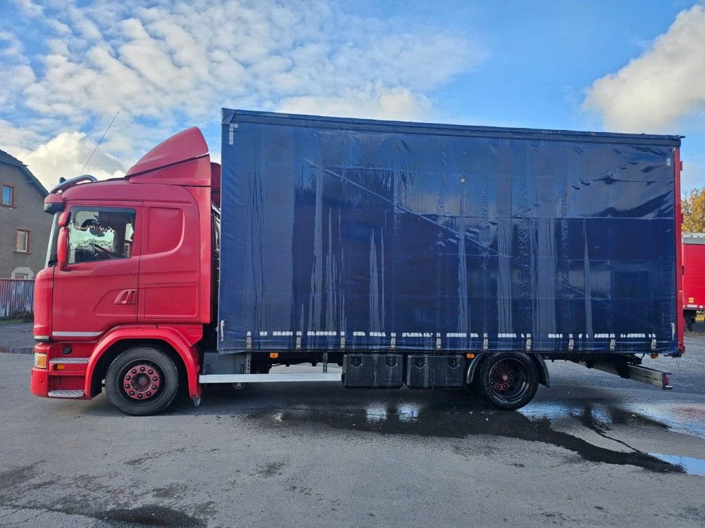 Fahrzeugabbildung Scania G410 Volumen, Edscha, Hubdach+Tandemhänger