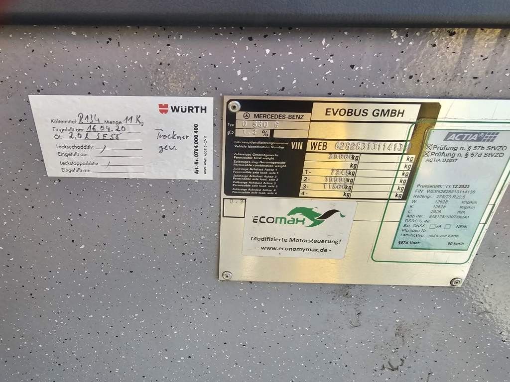 Fahrzeugabbildung Mercedes-Benz O530 Gelenbus, Retarder, Vollklima, 354 PS, EEV