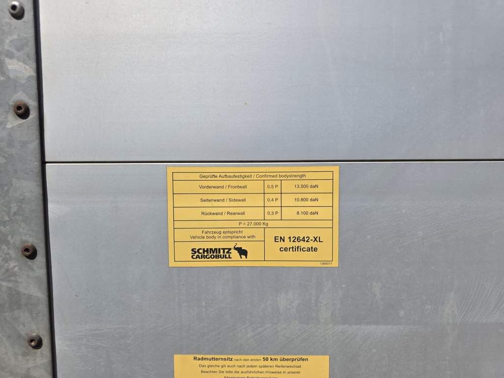 Fahrzeugabbildung Schmitz Cargobull Gardine LL, Hubdach, Lift, 115.913 Original Km!