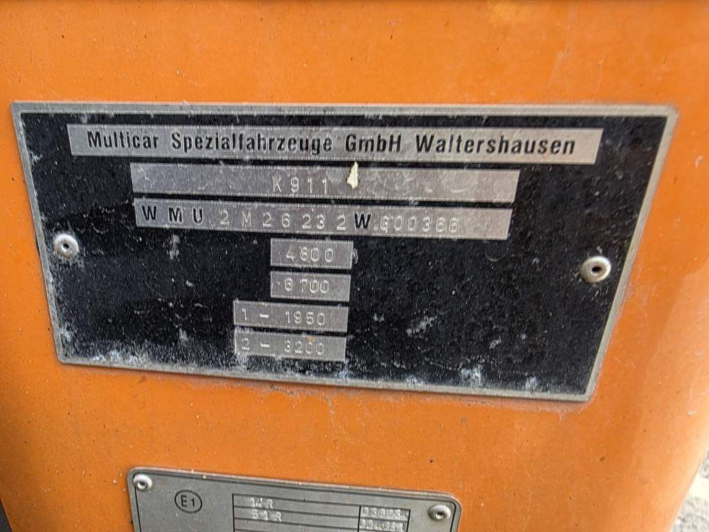 Fahrzeugabbildung Multicar 4x4 Kommunalhydraulik, 3-SDeiten-Kipper, Doka