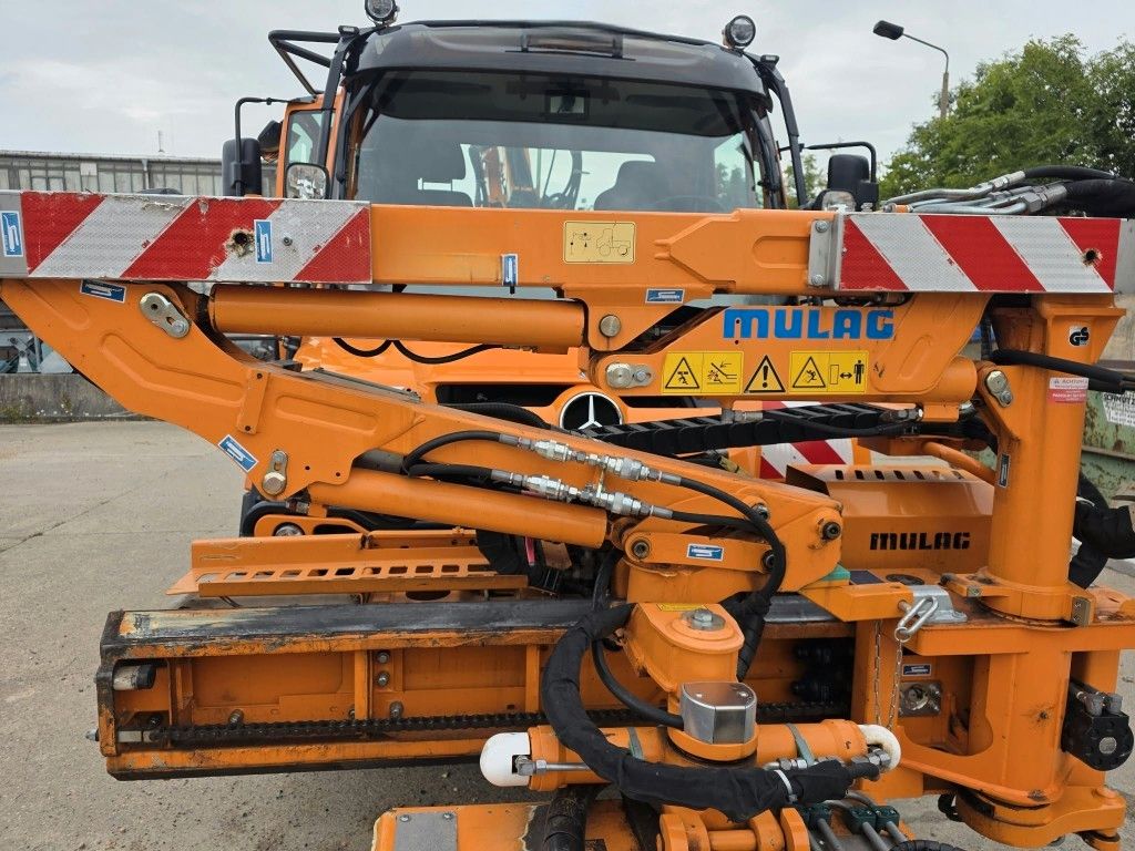 Fahrzeugabbildung Unimog U427L mit Mulag MFK500 & MHU+Aebis Schmidt Strat