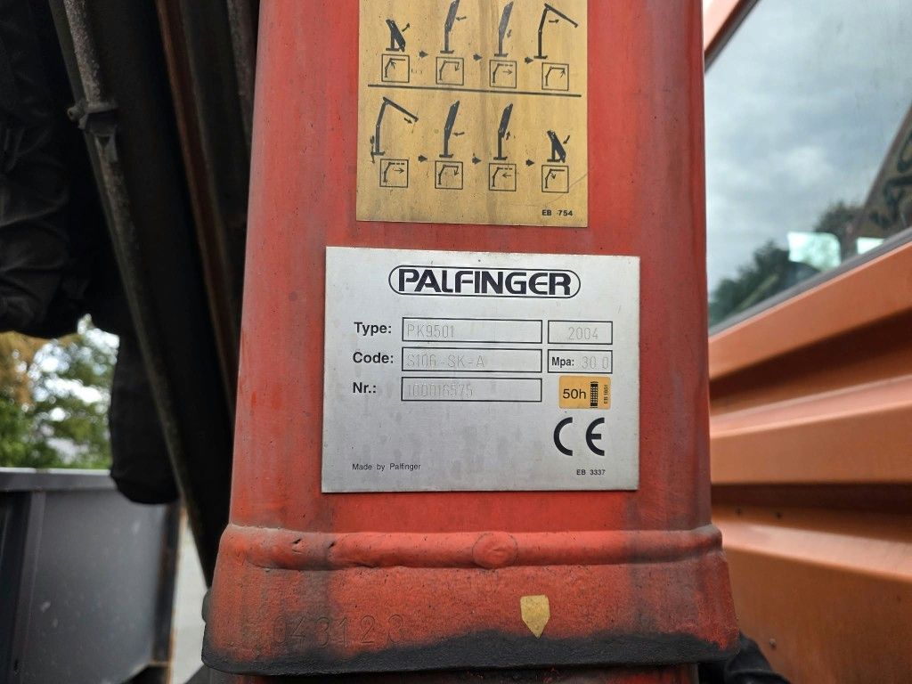 Fahrzeugabbildung Unimog U 500 3-Seiten-Kipper mit Kran PK 9501