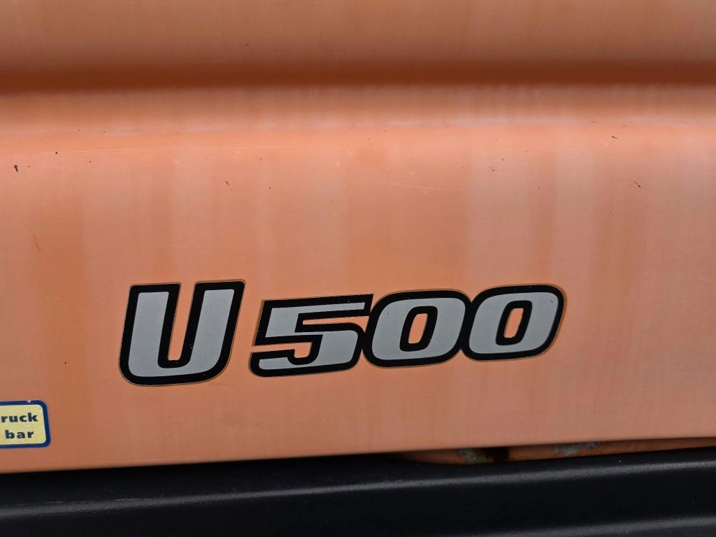 Fahrzeugabbildung Unimog U 500 3-Seiten-Kipper mit Kran PK 9501