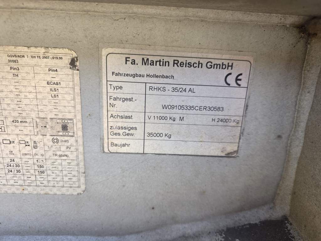 Fahrzeugabbildung Reisch Getreidekipper ca. 47 cbm, Kombi-Pendel-Klappe