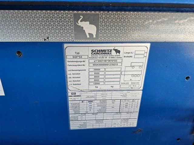 Fahrzeugabbildung Schmitz Cargobull Tankcontainer Chassis+Tankcontainer  Schwallwand