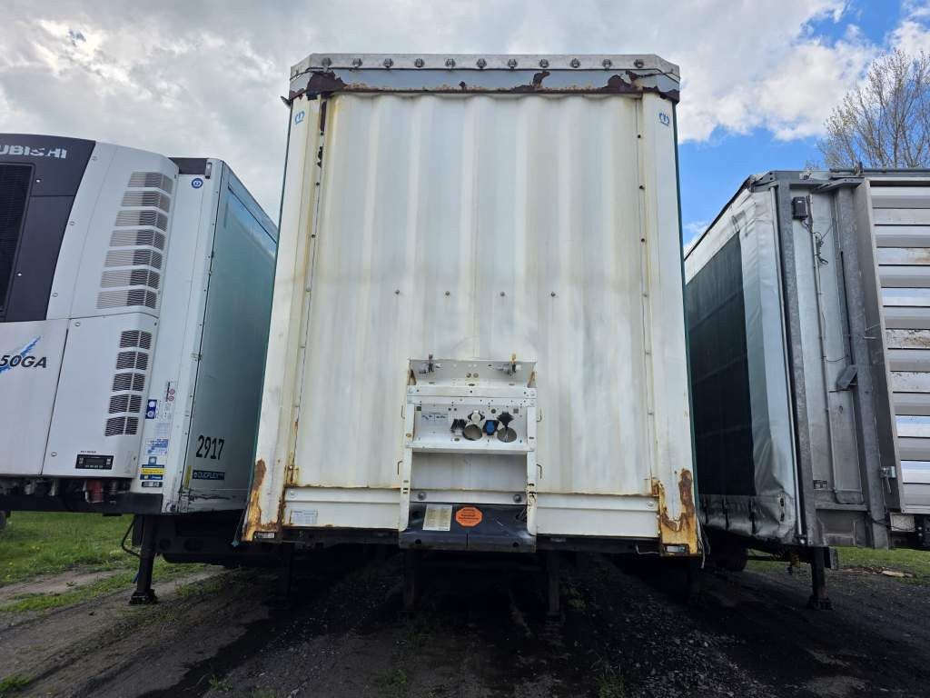 Fahrzeugabbildung Krone Gardine Lowliner, Joloda-Schienen, Hubdach