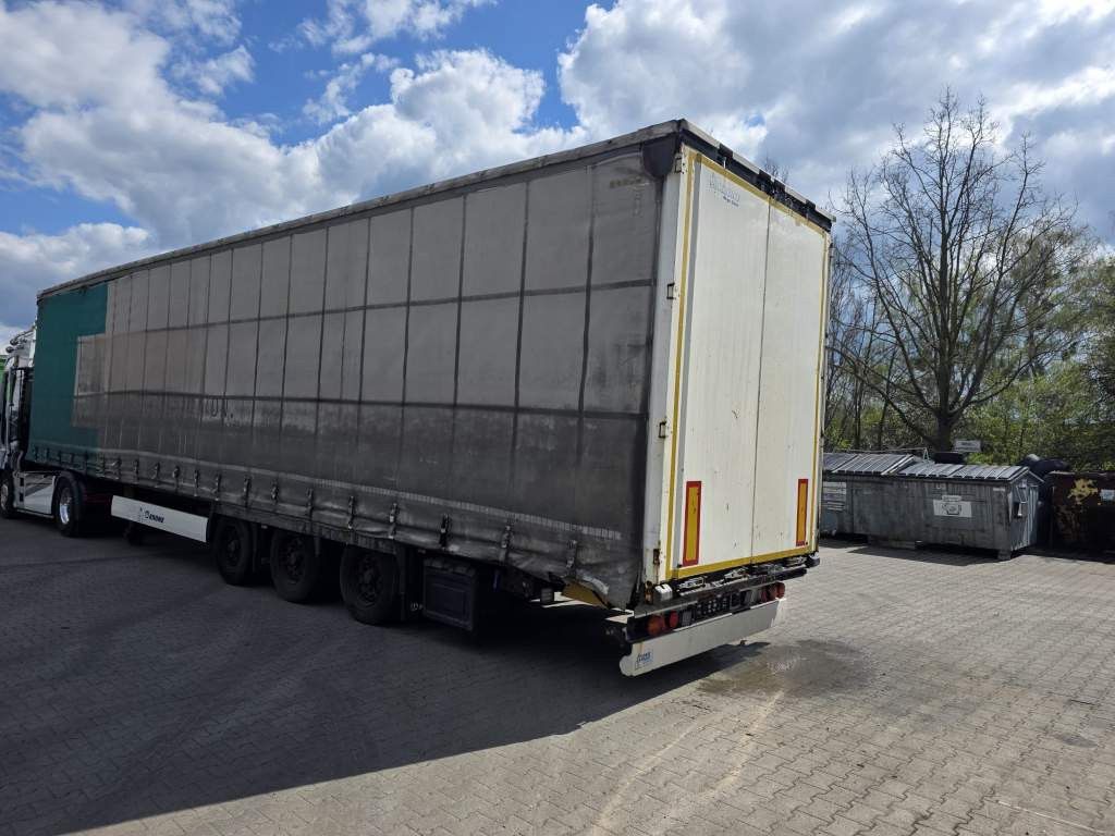 Fahrzeugabbildung Krone Gardine Lowliner, Joloda-Schienen, Hubdach