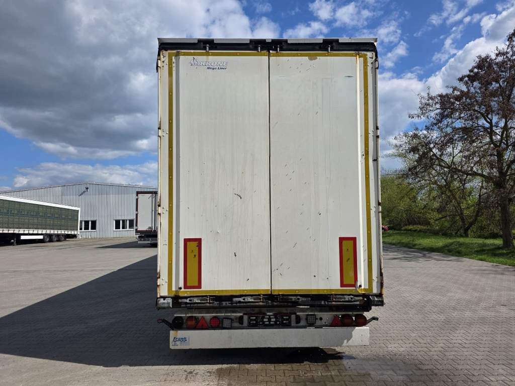 Fahrzeugabbildung Krone Gardine Lowliner, Joloda-Schienen, Hubdach