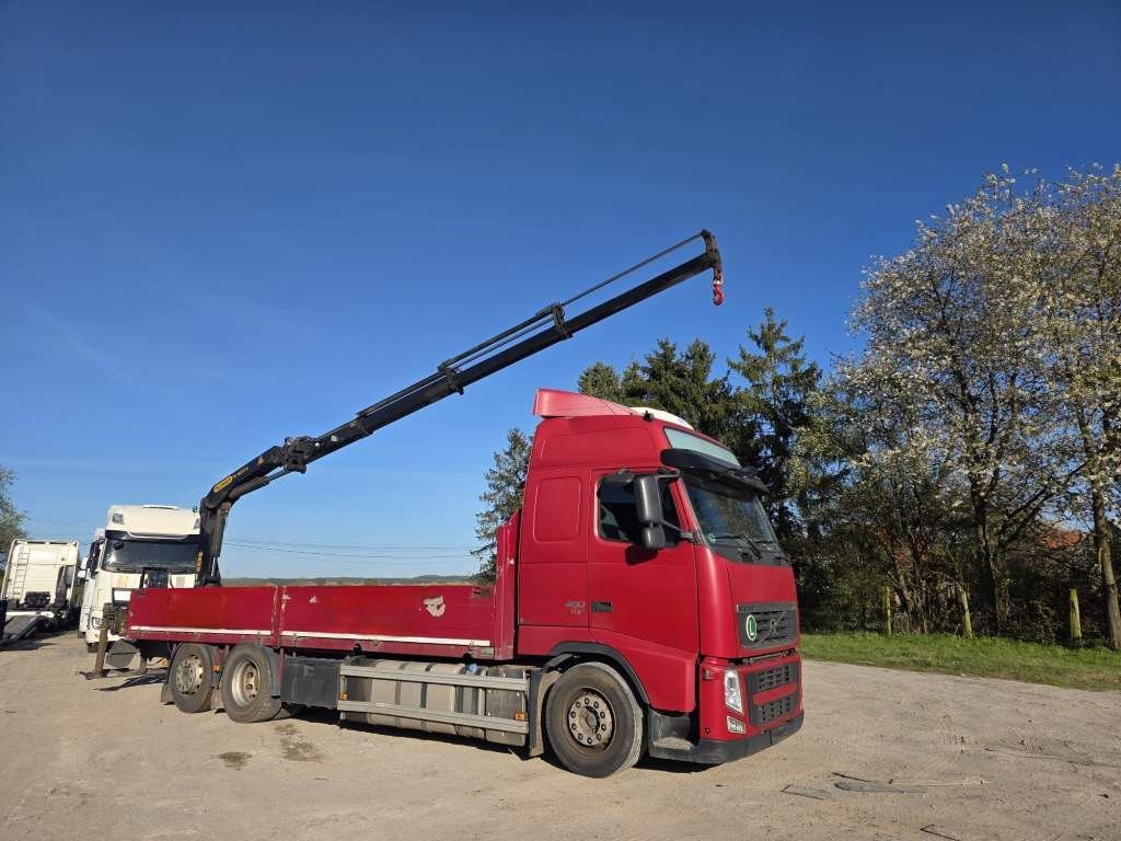Volvo FH 460 Globe Baustoffpritsche mit Kran Palfinger