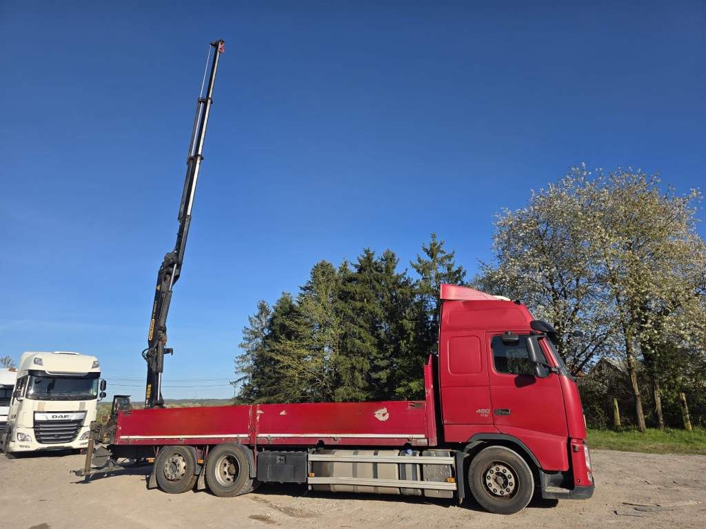 Fahrzeugabbildung Volvo FH 460 Globe Baustoffpritsche mit Kran Palfinger
