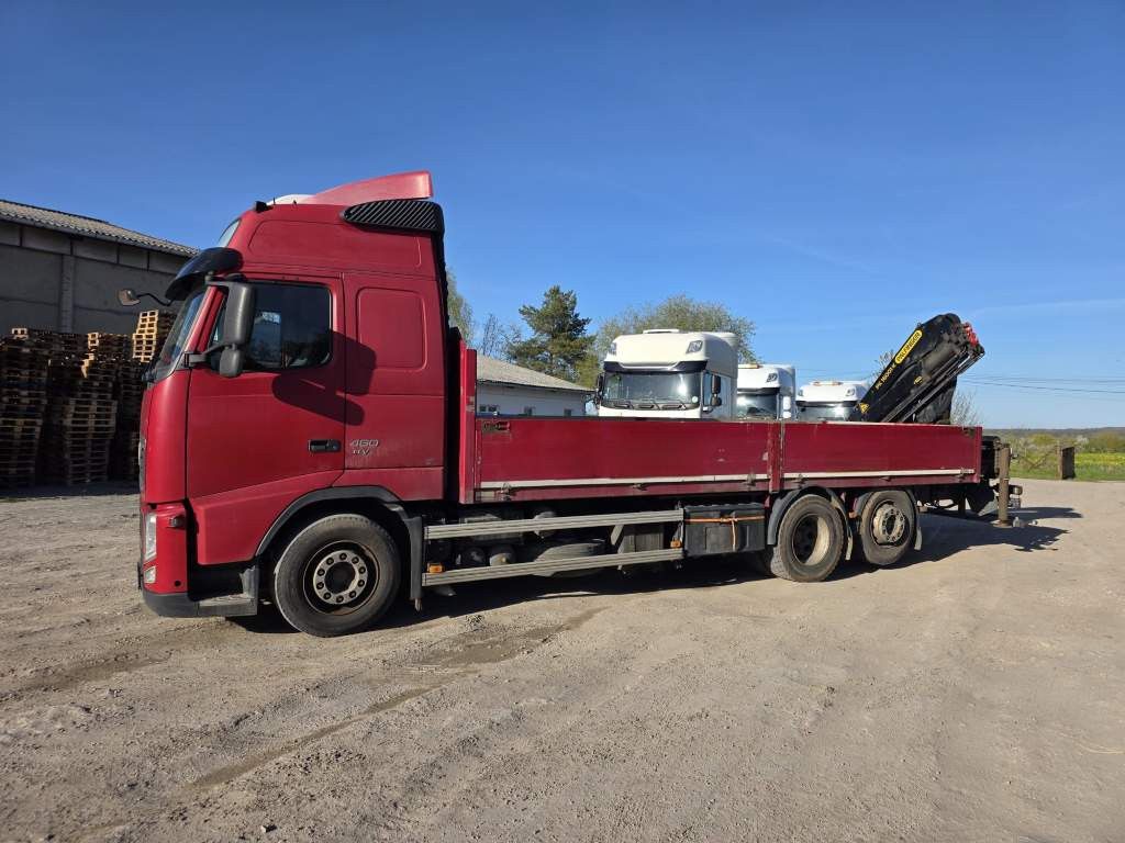 Fahrzeugabbildung Volvo FH 460 Globe Baustoffpritsche mit Kran Palfinger