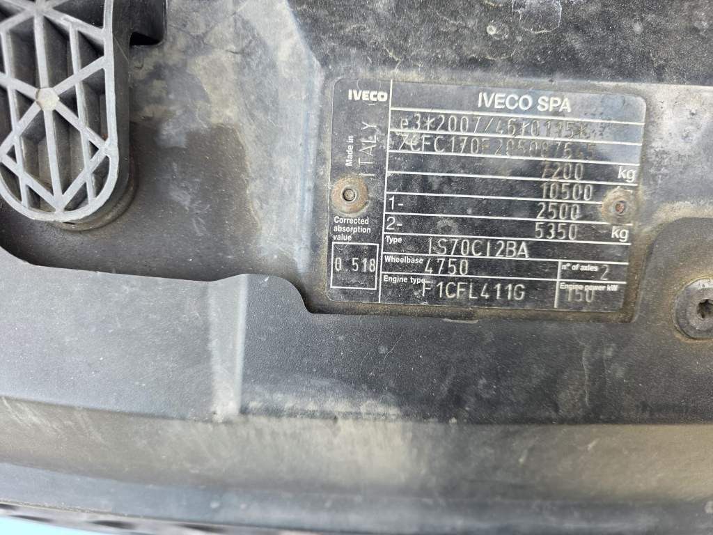 Fahrzeugabbildung Iveco 72-210 KJoffer mit Ladebordwand,AHK, Blatt/ Luft