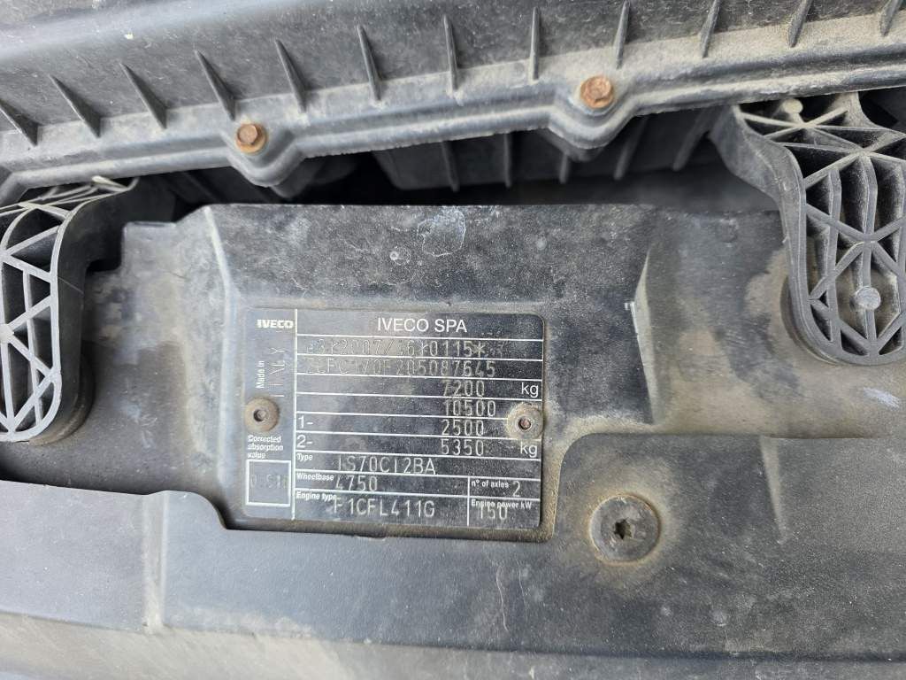 Fahrzeugabbildung Iveco 72-210 KJoffer mit Ladebordwand,AHK, Blatt/ Luft