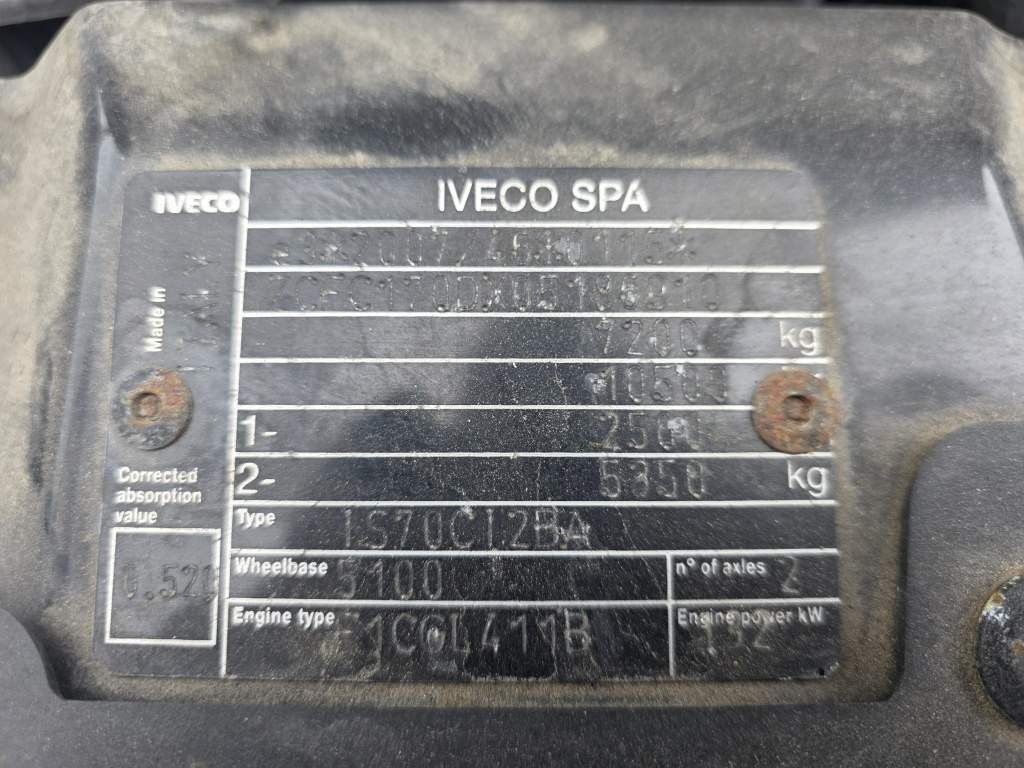 Fahrzeugabbildung Iveco 72-180 Koffer, Luftfederung hintgen, LBW