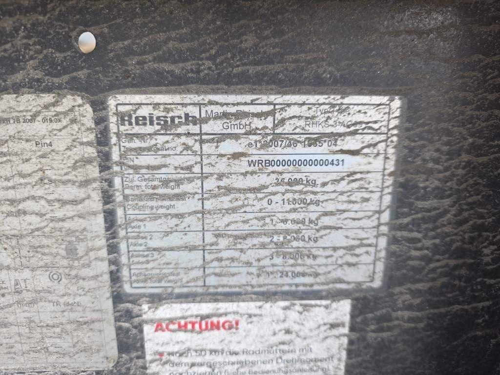 Fahrzeugabbildung Reisch 49 cbm Getreidekipper, SAF Trommel, Lift