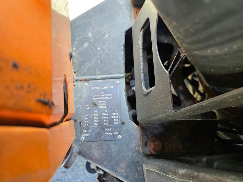 Fahrzeugabbildung Schmidt Schmidt Aebi Flexigo150,Besen,Streuaufbau,Schild
