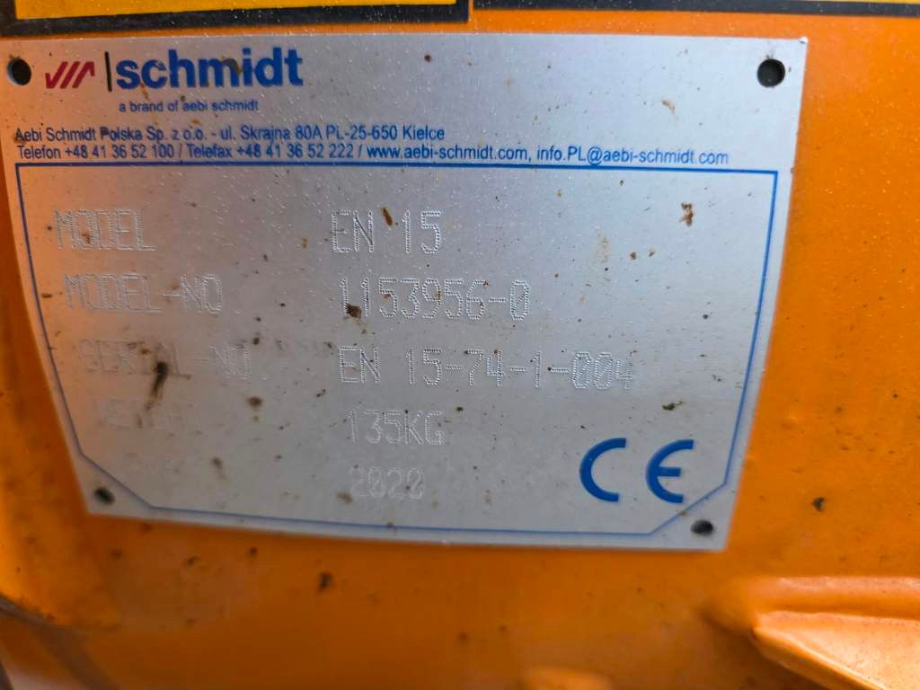 Fahrzeugabbildung Schmidt Schmidt Aebi Flexigo150,Besen,Streuaufbau,Schild
