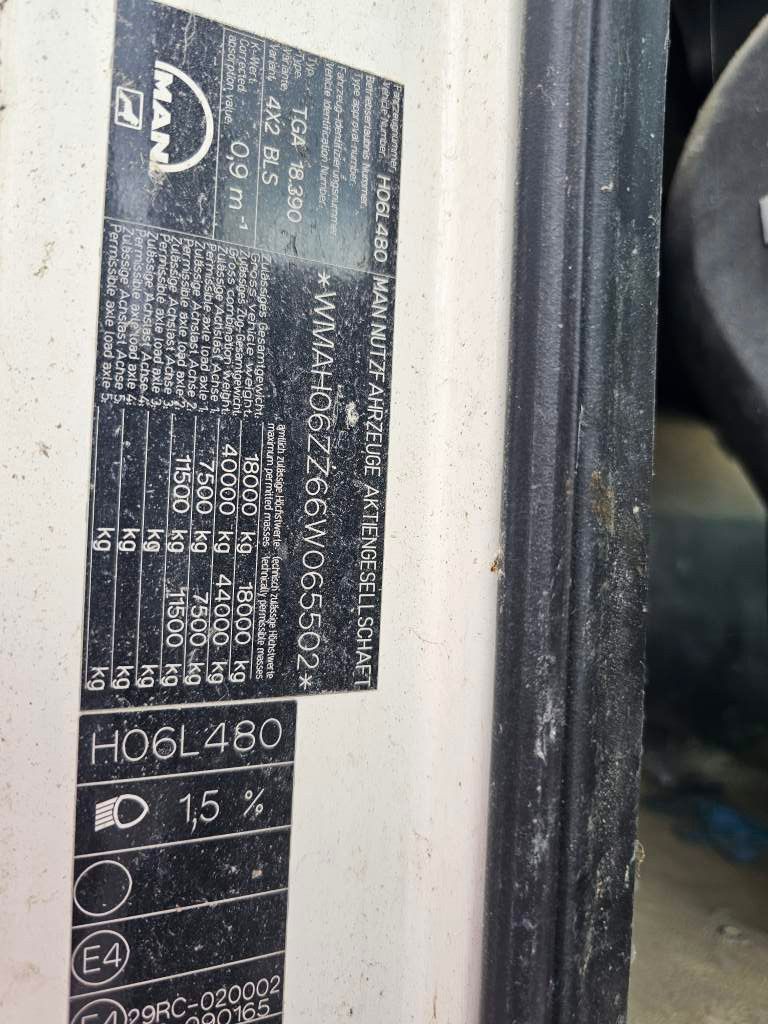 Fahrzeugabbildung MAN 18.400/ 18.390 TGA XXL Retarder,Klima