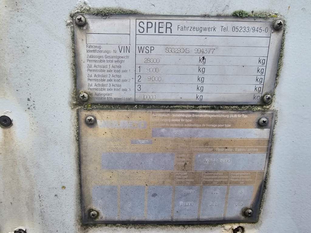 Fahrzeugabbildung Spier Doppelstock mit Balken, 2 Achser