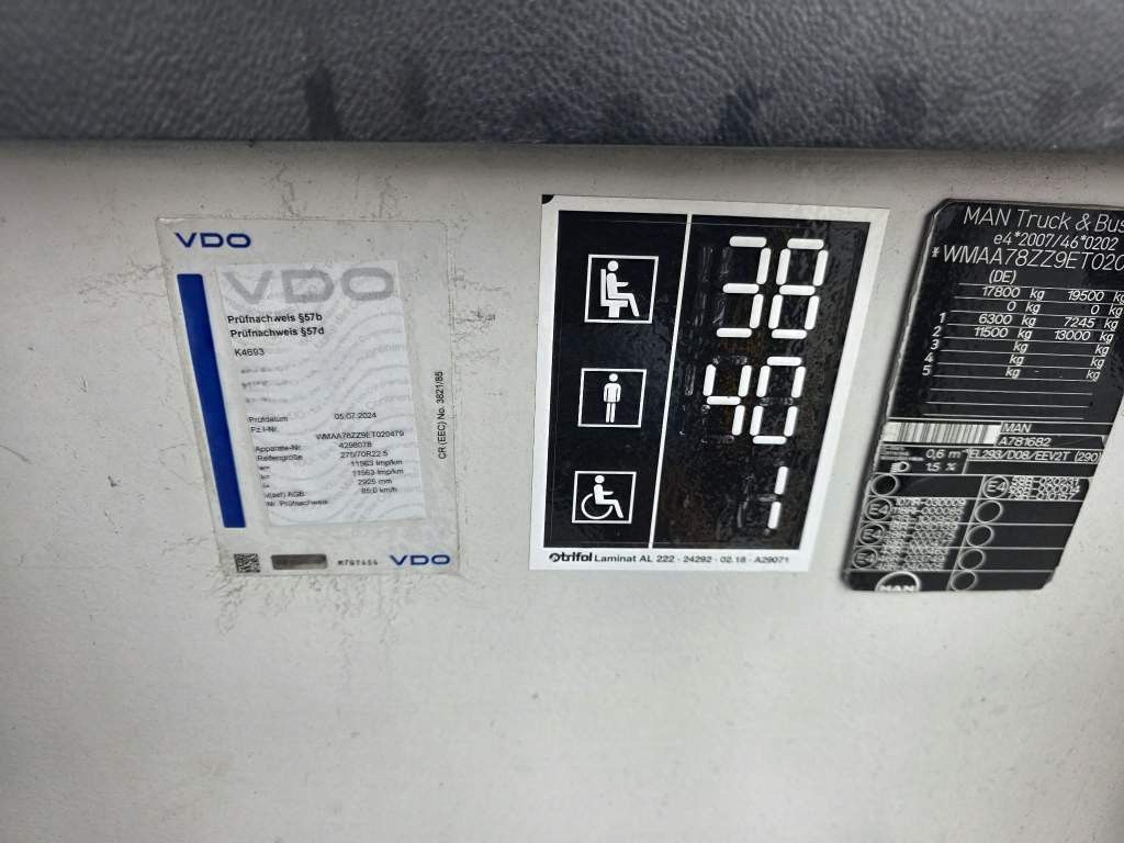 Fahrzeugabbildung MAN A78 Lions City,Retarder,Euro 5 EEV,38+40+1,Klima